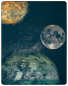 Preview: Biederlack Kinderdecke 'Cosmos' 150 x 200 cm Blau