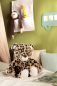 Preview: Biederlack Kuschelset Dream Team Leopard 'Cleo' 75 x 100 cm Braun - Beige