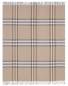 Preview: Biederlack Kaschmirplaid 'Twin Check' 150 x 200 cm Beige
