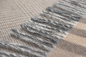 Preview: Biederlack Kaschmirplaid 'Twin Check' 150 x 200 cm Beige