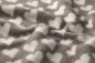 Preview: David Fussenegger Kurzflor- Wohndecke Savona 'Herzen' 150 x 200 cm Rauch - Beige