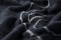 Preview: David Fussenegger Kurzflor- Wohndecke Savona 'Hirschköpfe linear' 150 x 200 cm Anthrazit