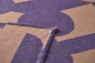 Preview: David Fussenegger Wohndecke Luca 'abstrakt' 140 x 200 cm Viola - Lila