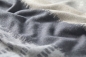 Preview: David Fussenegger Wohndecke Luca 'Bohomuster' 140 x 200 cm Anthrazit