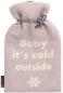 Preview: David Fussenegger Wärmflasche 'Baby it`s cold outside' 2L 21 x 38 cm Hellviola - Lila