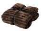 Preview: Dutch Decor Kuscheldecke 'Ricky' 150 x 200 cm Chocolate Martini - Braun