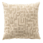 Preview: Dutch Decor Kissenhülle 'Fabia' 45 x 45 cm Sesame - Braun, Beige