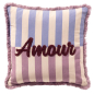 Preview: Dutch Decor Kissenhülle 'Amour' 45 x 45 cm Rosebud - Rosa