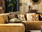 Preview: Dutch Decor Kissenhülle 'Benja' 45 x 45 cm Bleached Sand - Beige