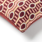 Preview: Dutch Decor Kissenhülle 'Liro' 30 x 50 cm Maroon Banner - Rot