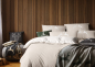 Preview: elegante Soft- Flanell Bettwäsche Alpenchic 'Hirsche' 135 x 200 cm Natur