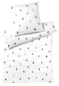 Preview: elegante Soft- Flanell Bettwäsche 'Teddy' 135 x 200 cm Weiß