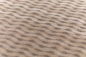 Preview: David Fussenegger Kurzflor- Wohndecke Savona 'Wellen Verlauf' 150 x 200 cm Sand- Beige