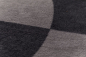 Preview: David Fussenegger Kurzflor- Wohndecke Savona 'Geoform' 150 x 200 cm Anthrazit- Grau