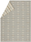 Preview: David Fussenegger Wohndecke Amber 'Quilt' 140 x 200 cm Filz - Hellgrau