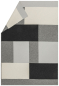 Preview: David Fussenegger Wohndecke Bett Divan Überwurf Nova 'colorblock' 145 x 220 cm Schwarz