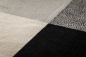Preview: David Fussenegger Wohndecke Bett Divan Überwurf Nova 'colorblock' 145 x 220 cm Schwarz
