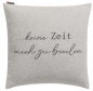 Preview: David Fussenegger Kissenhülle Silvretta 'keine Zeit...' 50 x 50 cm Filz