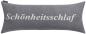 Preview: David Fussenegger Kissen gefüllt Silvretta 'Schönheitsschlaf' 30 x 80 cm Grau