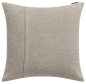 Preview: David Fussenegger Kissenhülle Silvretta 'Yes, we camp' 50 x 50 cm Rauch - Beige