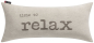 Preview: David Fussenegger Kissen gefüllt Havanna 'time to relax' 26 x 60 cm Rohweiß- Creme