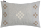 Preview: David Fussenegger Kissenhülle Jade 'Quilt' 40 x 60 cm Filz- Hellgrau