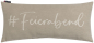 Preview: David Fussenegger Kissen gefüllt Havanna 'Feierabend' 26 x 60 cm Natur- Beige
