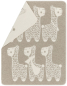 Preview: David Fussenegger Babydecke Plaid Carla 'Alpaka' 70 x 90 cm Rauch- Beige