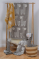 Preview: David Fussenegger Kinderdecke Plaid Carla 'Alpaka' 135 x 200 cm Rauch- Beige