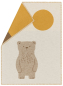 Preview: David Fussenegger Babydecke Lili 'Bär' 70 x 90 cm Rohweiß