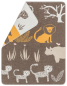 Preview: David Fussenegger Babydecke Juwel 'Dschungel' 70 x 90 cm Braun