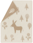 Preview: David Fussenegger Babydecke Lena 'Little Donkey' 70 x 90 cm Rohweiß