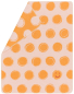 Preview: David Fussenegger Babydecke Juwel mit Stick 'Happy Faces' 70 x 90 cm Hellorange