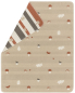 Preview: David Fussenegger Babydecke Juwel 'Forest Friends' 70 x 90 cm Natur- Beige
