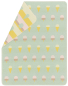 Preview: David Fussenegger Babydecke Juwel 'Gelato Dreams' 70 x 90 cm Kiwi- Grün