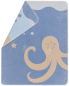 Preview: David Fussenegger Babydecke Juwel 'Ocean Friends' 70 x 90 cm Samtblau