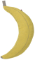 Preview: David Fussenegger Kissen gefüllt Juwel 'Banane' 20 x 70 cm Gelb