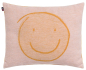 Preview: David Fussenegger Kissen gefüllt Juwel 'Happy Faces' 30 x 40 cm Hellorange