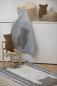 Preview: David Fussenegger Krabbeldecke gefüttert Juwel 'Bär' 120 x 120 cm Rauch- Beige
