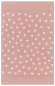 Preview: David Fussenegger Krabbeldecke gefüttert Juwel 'Herzen' 120 x 120 cm Rouge- Rosa