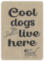 Preview: David Fussenegger Hundedecke 'cool dogs...' 70 x 90 cm Natur- Beige
