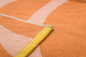 Preview: David Fussenegger Playa Frottee- Strandtuch 'Retro Waves' 140 x 180 cm Hellorange