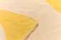 Preview: David Fussenegger Wohndecke Silvretta 'Retro Waves' 140 x 200 cm Hellgelb