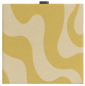Preview: David Fussenegger Sitzkissen Porto 'Wellen' 40 x 40 cm Hellgelb