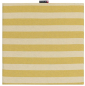 Preview: David Fussenegger Sitzkissen Porto 'Streifen' 40 x 40 cm Hellgelb