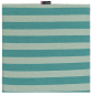 Preview: David Fussenegger Sitzkissen Porto 'Streifen' 40 x 40 cm Mint- Grün