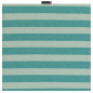 Preview: David Fussenegger Sitzkissen Porto 'Streifen' 40 x 40 cm Mint- Grün