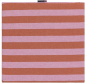 Preview: David Fussenegger Sitzkissen Porto 'Streifen' 40 x 40 cm Dunkelorange