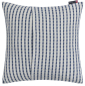 Preview: David Fussenegger Kissenhülle Riva 'Streifen strukturiert' 40 x 40 cm Marine- Blau