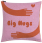Preview: David Fussenegger Kissenhülle Nova 'Big Hugs' 50 x 50 cm Rosa